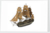 Warship; 74 guns by William Haines