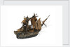 Warship; 74 guns by William Haines