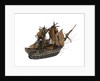 Warship; 74 guns by William Haines