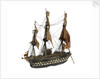 Warship; 74 guns by William Haines