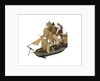 Warship; 74 guns by William Haines