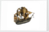 Warship; 74 guns by William Haines