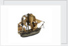 Warship; 74 guns by William Haines