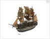 Warship; 74 guns by William Haines