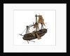 'Heros'; warship; 74 guns by William Haines