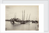 Junks on the Pearl River [Zhu Jiang] near Canton, large-format albumen print by John Thomson