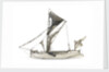 A full hull model of a Thames sailing barge by unknown