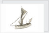 A full hull model of a Thames sailing barge by Unknown