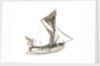 A full hull model of a Thames sailing barge by unknown