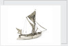 A full hull model of a Thames sailing barge by unknown