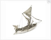 A full hull model of a Thames sailing barge by Unknown