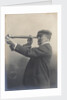 Cust demonstrating his Patent Rangefinder, circa 1904 by unknown