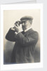 Cust demonstrating his Patent Rangefinder, circa 1904 by unknown