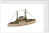 Instructional waterline recognition model of Japanese battleship HIJMS 'Hatsuse' (1897) by Gerald John Blake