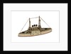Instructional waterline recognition model of Japanese battleship HIJMS 'Hatsuse' (1897) by Gerald John Blake