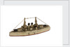 Instructional waterline recognition model of Japanese battleship HIJMS 'Yashima' (1894) by Gerald John Blake
