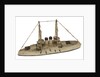 Instructional waterline recognition model of Japanese battleship HIJMS 'Asahi' (1899) by Gerald John Blake