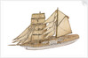 'Research'; Exploration/research vessel; Anti-magnetic vessel by Howard Kennard