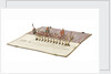 Folding model and plan of the 'Gurland' (1721) by unknown