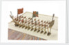 Folding model and plan of the 'Gurland' (1721) by Unknown