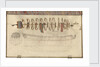 Folding model and plan of the 'Gurland' (1721) by unknown