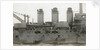 Battleship 'Danton' (Fr, 1909) showing midships turrets by unknown