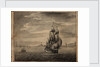 A view of the city of Leghorn, page from 'From Leghorn towards London in the ship 'Betsey'' by Nicholas Pocock, 1770 by Unknown