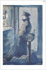 Informal pose in the wheelhouse by John Kingsley Cook