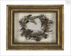 Wreath made from hair by Emma Hamilton