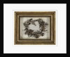 Wreath made from hair by Emma Hamilton