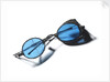 Snow goggles with blue lenses: Relic of Sir John Franklins last expedition 1845-1848 by Unknown