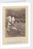 'Turning the ground over' A man with a foot plough by Sir Richard Vesey Hamilton
