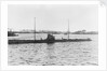 Photograph of U90 (1917). A port near beam from just forward of broadside view in 1917 by unknown