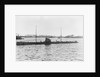 Photograph of U90 (1917). A port near beam from just forward of broadside view in 1917 by unknown