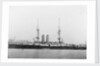 A port broadside view of HMS Ocean in 1900, Richard Perkins collection by Perkins