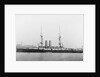 A port broadside view of HMS Ocean in 1900, Richard Perkins collection by Perkins