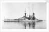 Photograph of battlecruiser HMS 'Repulse' (1916), a starboard quarter view, circa 1939 by unknown