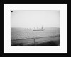 Armoured broadside ship HMS 'Warrior' (1860), distant by unknown