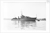 Destroyer HMS 'Matabele' (1937), moored in the Hamoaze near the Torpoint Ferry by Anonymous