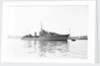 Destroyer HMS 'Matabele' (1937), moored in the Hamoaze near the Torpoint Ferry by Anonymous