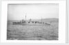 HMS 'Cattistock' (1917) during trials period by Unknown