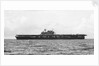 'Yorktown' (US, 1936) Aircraft carrier, under way, probably off Bermuda by unknown