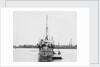 Torpedo gunboat HMS 'Plassey' (1890) anchored at Sheerness by unknown