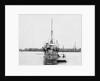 Torpedo gunboat HMS 'Plassey' (1890) anchored at Sheerness by unknown