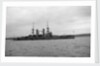 Battleship HMS 'Triumph' (1903), at anchor in the Firth of Forth by unknown
