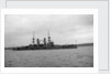 Battleship HMS 'Triumph' (1903), at anchor in the Firth of Forth by unknown