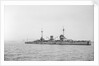 Moltke 65' (1910) German battlecruiser at anchor at Scapa Flow by unknown
