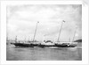 Royal yacht HMS 'Alberta' (GB, 1863) moored at Portsmouth by unknown