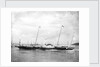 Royal yacht HMS 'Alberta' (GB, 1863) moored at Portsmouth by unknown