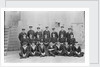 The gunnery staff with Lt. Com. T.H. Binney, Lt. H.R.G. Kinahan and Lt. H.B. Deedes of 'Queen Elizabeth' (1913) by unknown